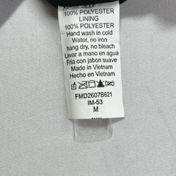 Ophilia For FC Womens Med Sleeveless Dark Purple Short Ballon Silk Like  Dress - Picture 4 of 12